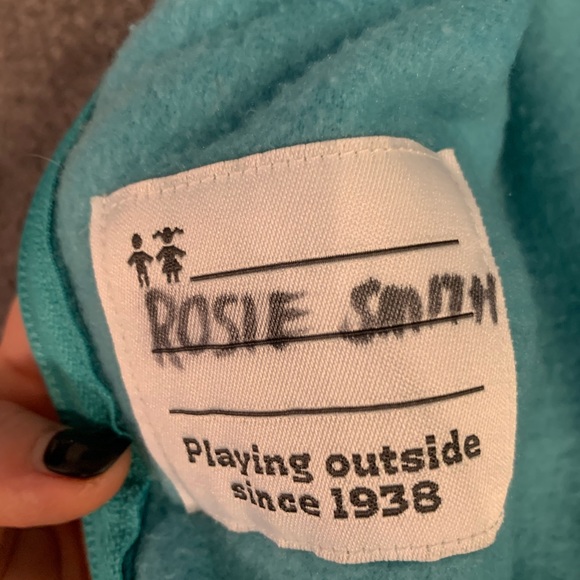 Teal Columbia jacket! Fleece and Waterproof - Picture 3 of 3